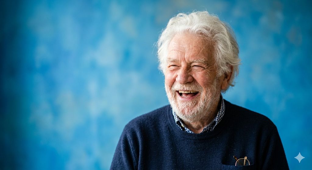Elderly healthy man
